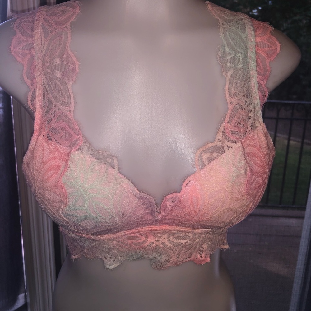 Pink bra